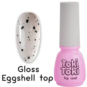 Топ без липкого шару Toki Toki Gloss Eggshel Top, 5мл
